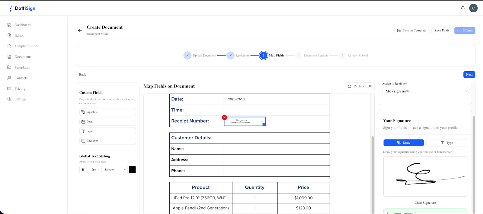 DottiSign screenshot 2