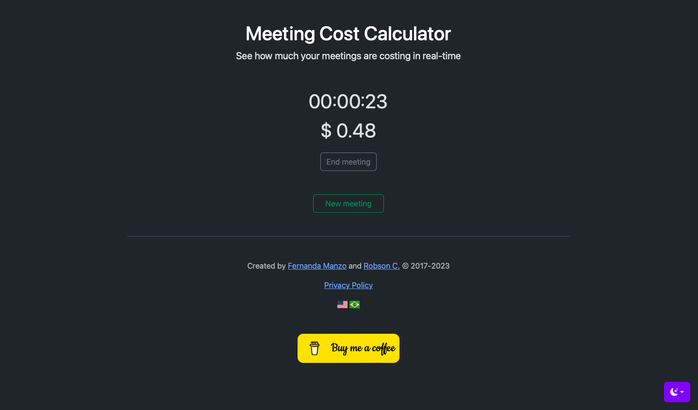 Meeting Cost Calculator gallery image