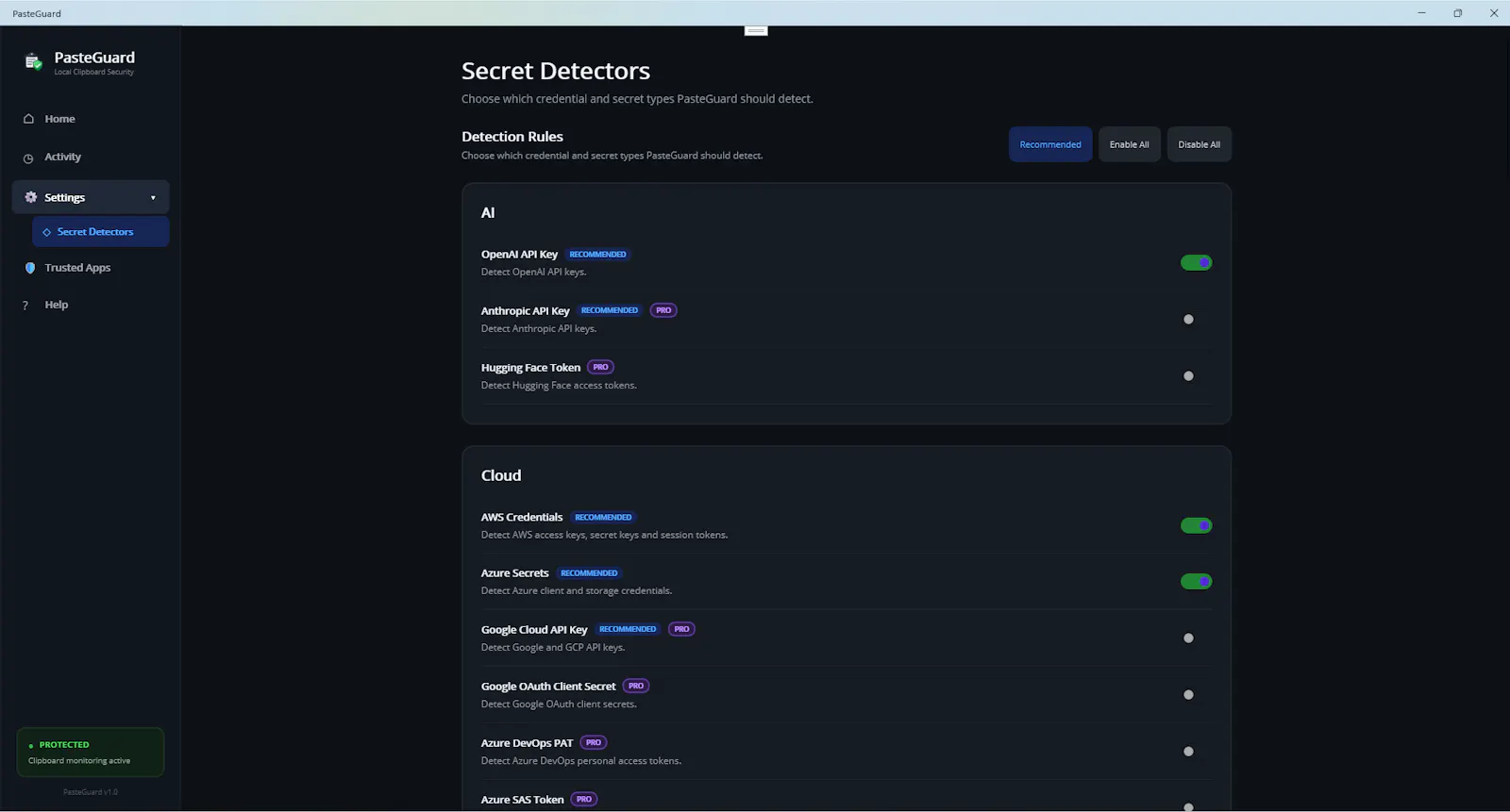 PasteGuard screenshot 4