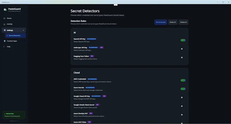 PasteGuard screenshot 4