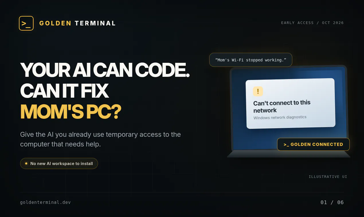 Golden Terminal SSH gallery image