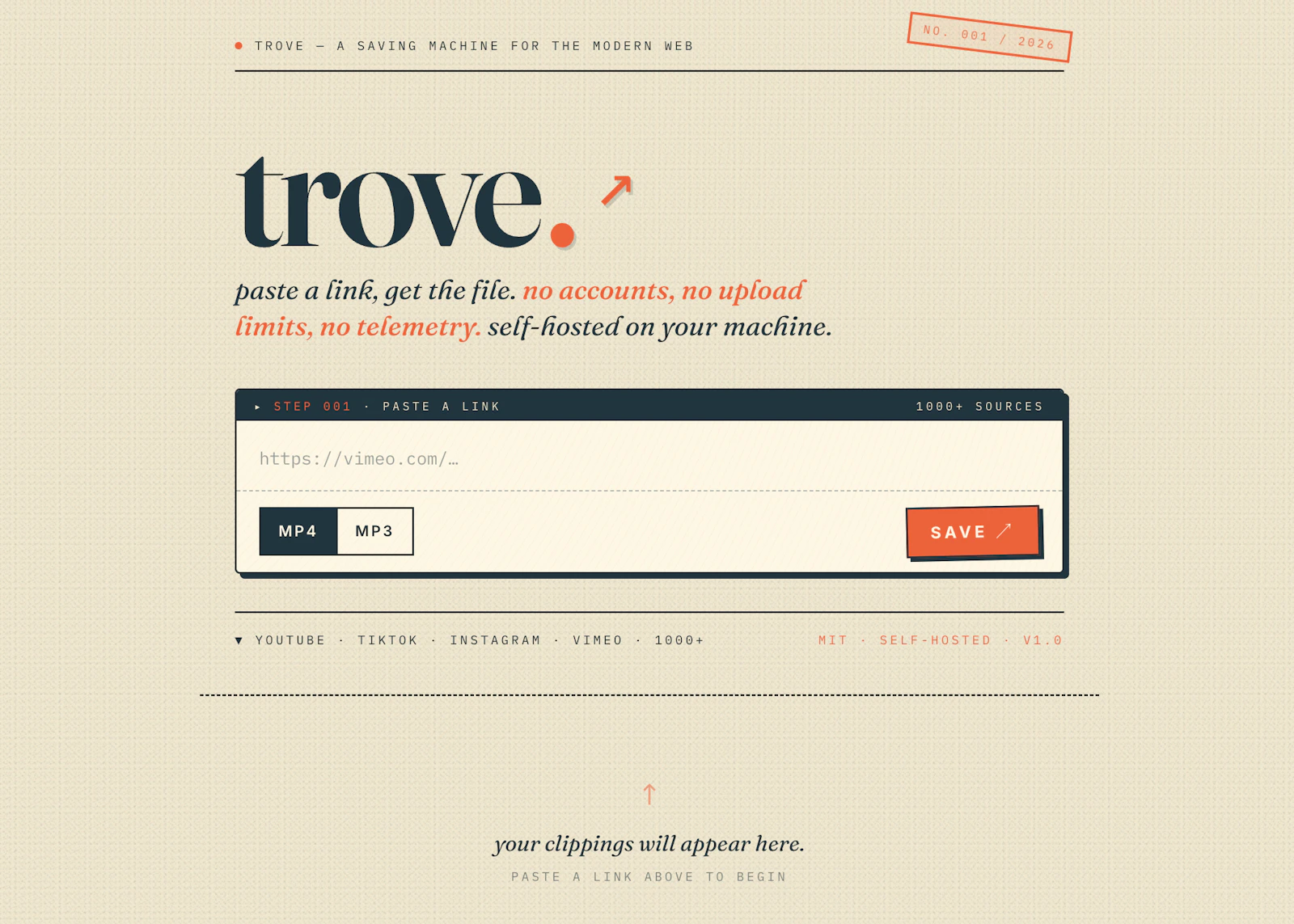 Trove - Download videos from 1000+ sites screenshot 3