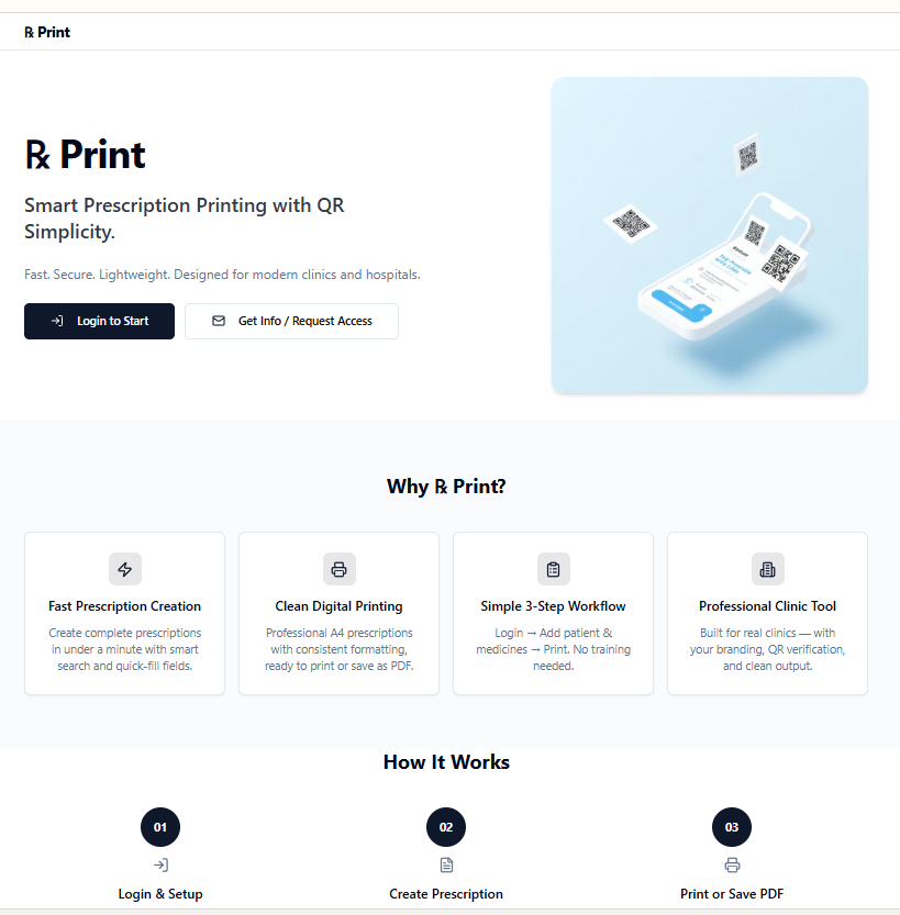 ℞ Print - Screenshot 3 showing product features and functionality