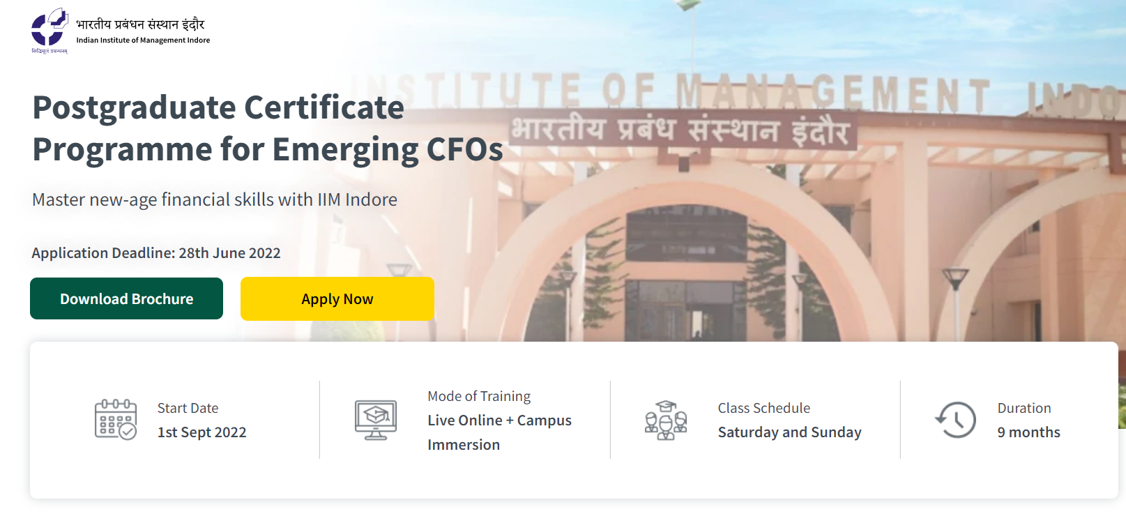 Certificate Programme for Emerging CFOs
