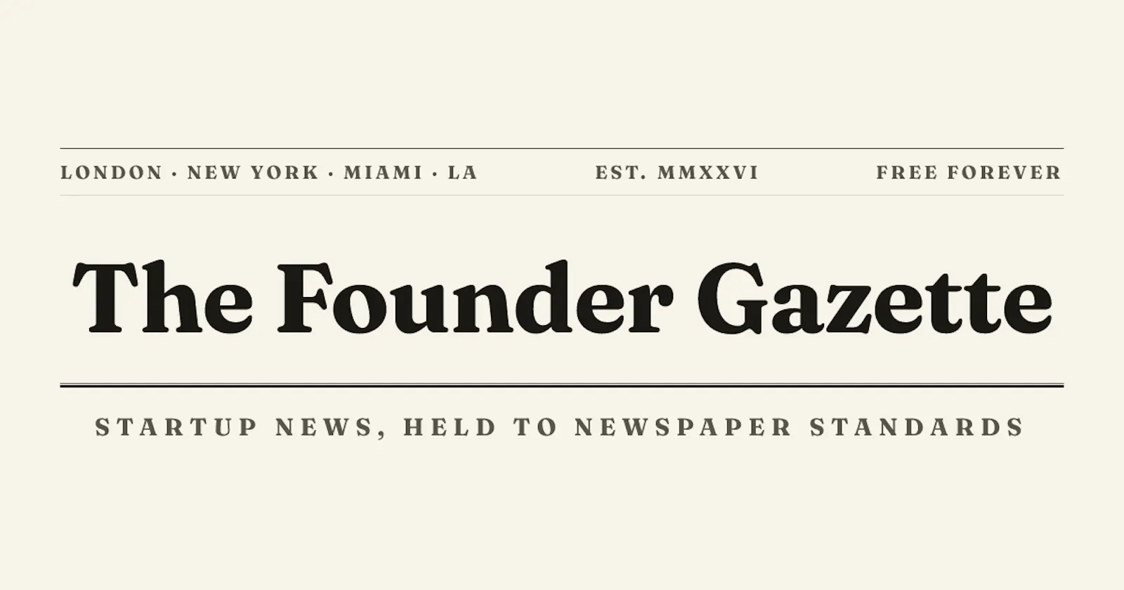 The Founder Gazette screenshot 2