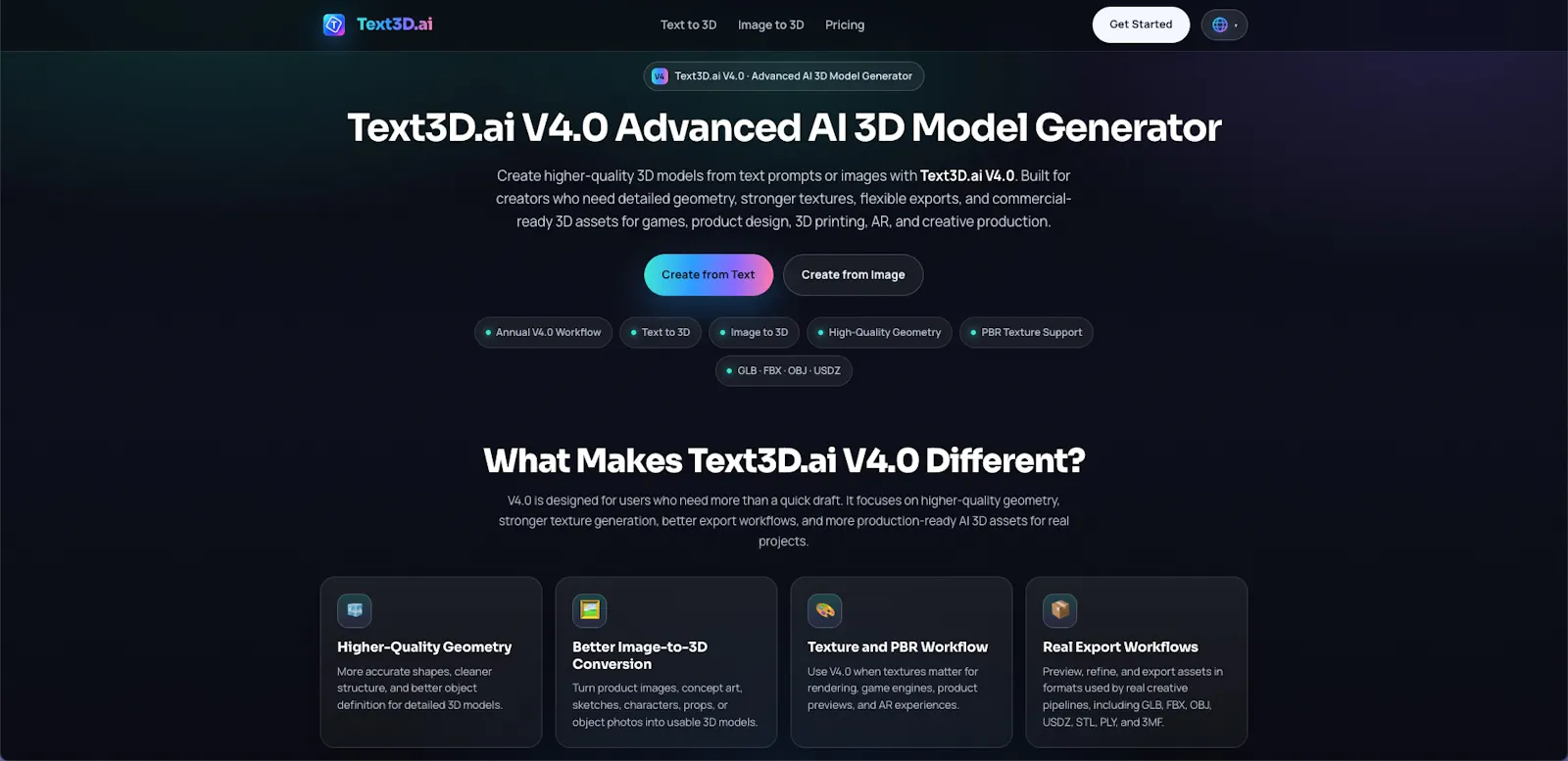 Text3D.ai screenshot 2