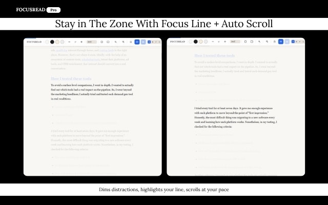 FocusRead Reader Mode gallery image