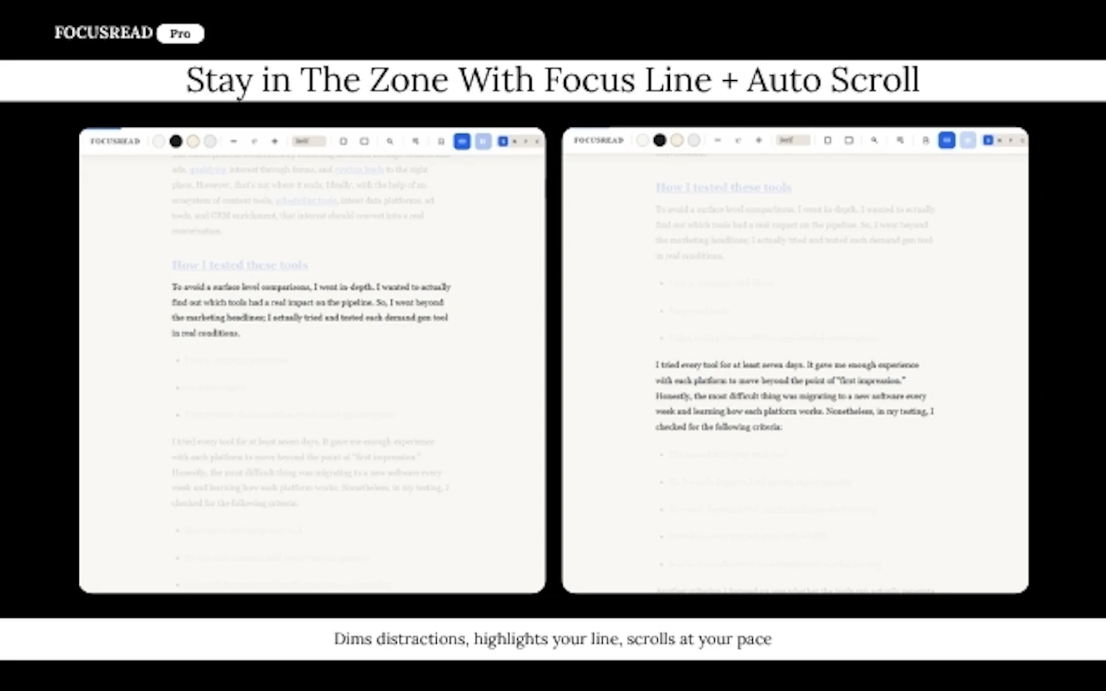 FocusRead Reader Mode screenshot 6