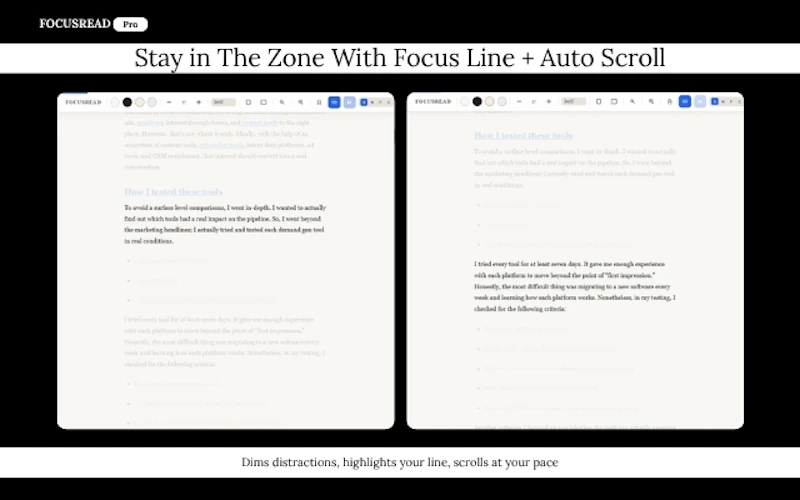 FocusRead Reader Mode screenshot 6