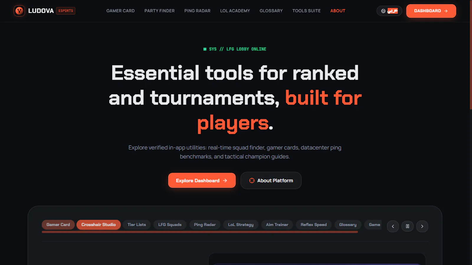 Ludova Esports Platform screenshot 2