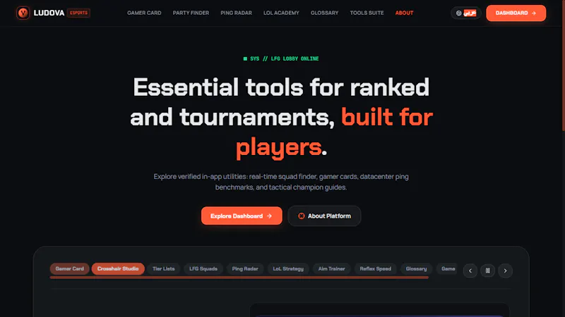 Ludova Esports Platform screenshot 2