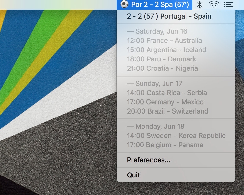 Livescore OSX gallery image