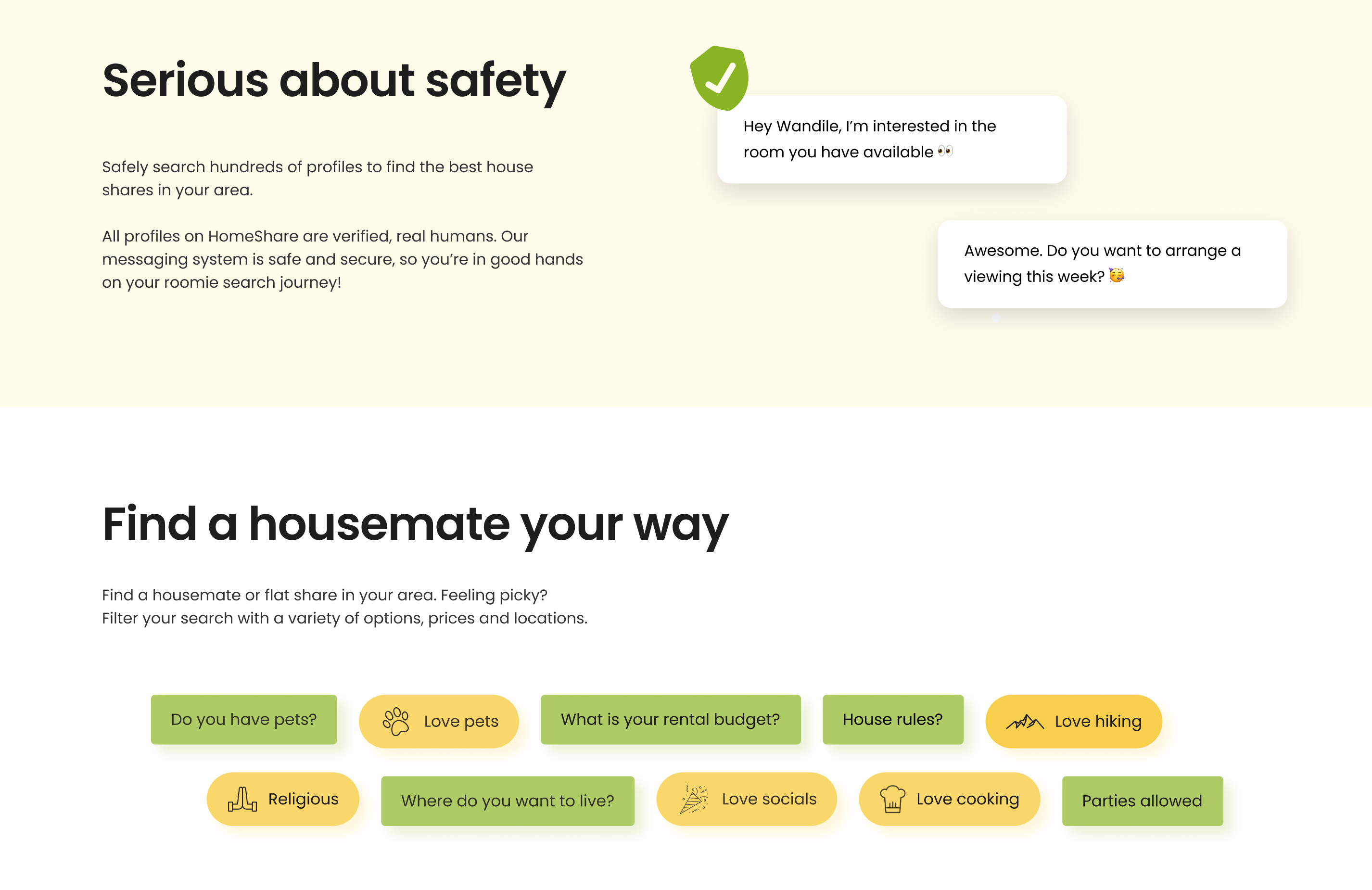 Homeshare - Mükemmel ev arkadaşını bulun medya 4