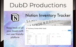 Inventory tracker with totals  media 2