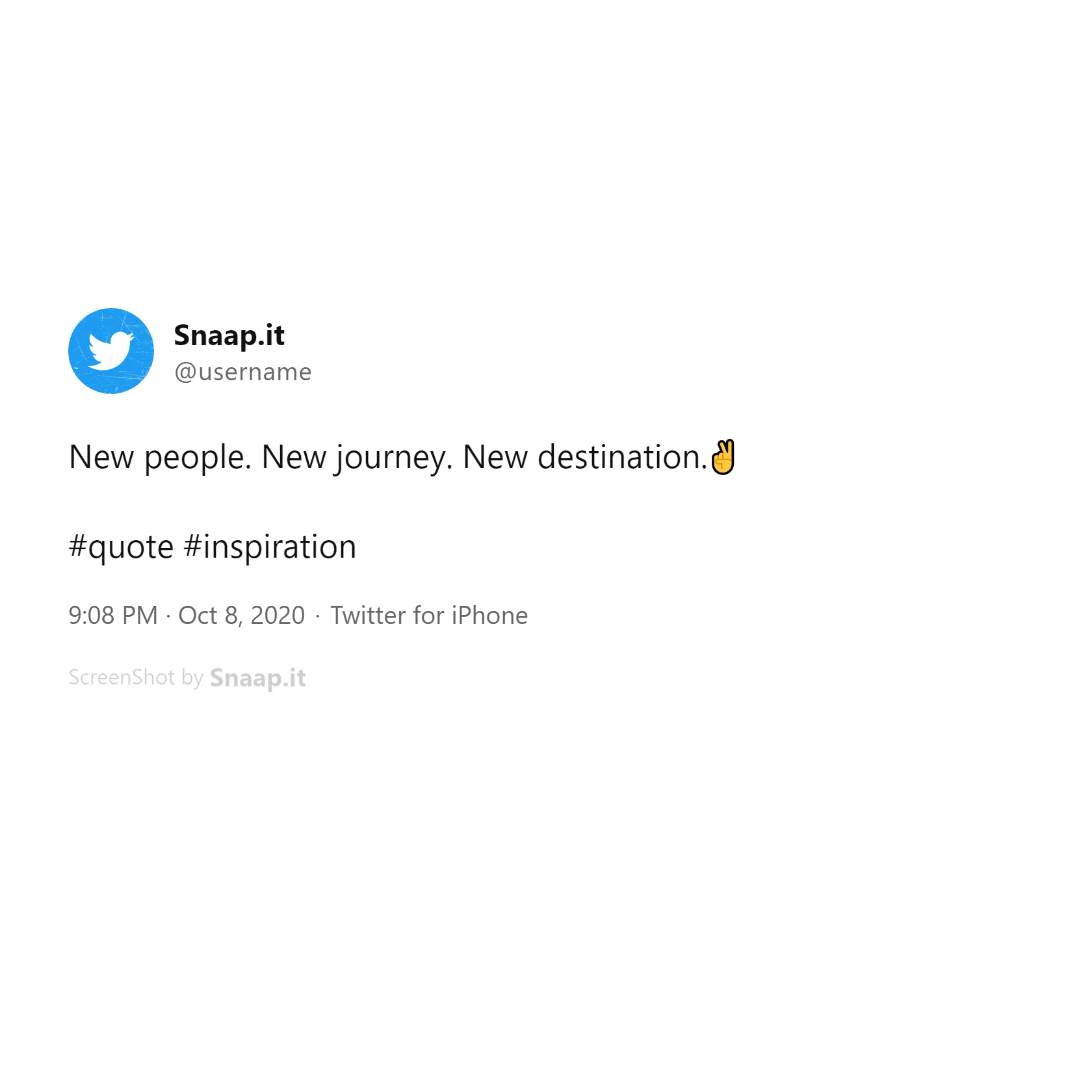 Snap a Tweet gallery image