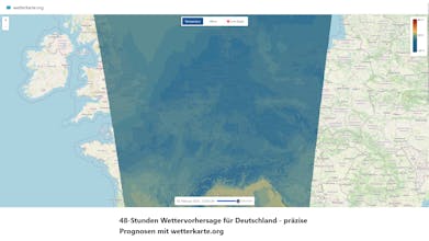 Simple Weather maps for Germany gallery image