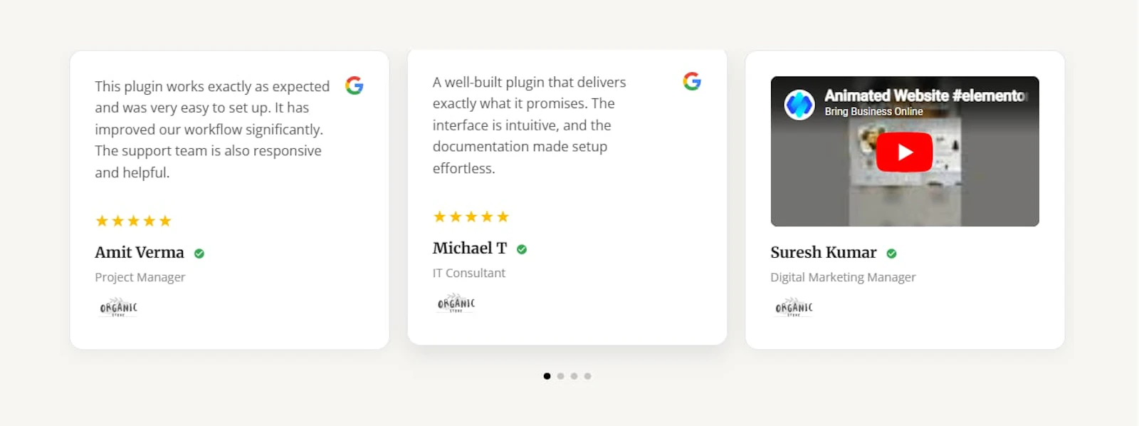 Webdevez Testimonials Slider (Elementor) screenshot 4