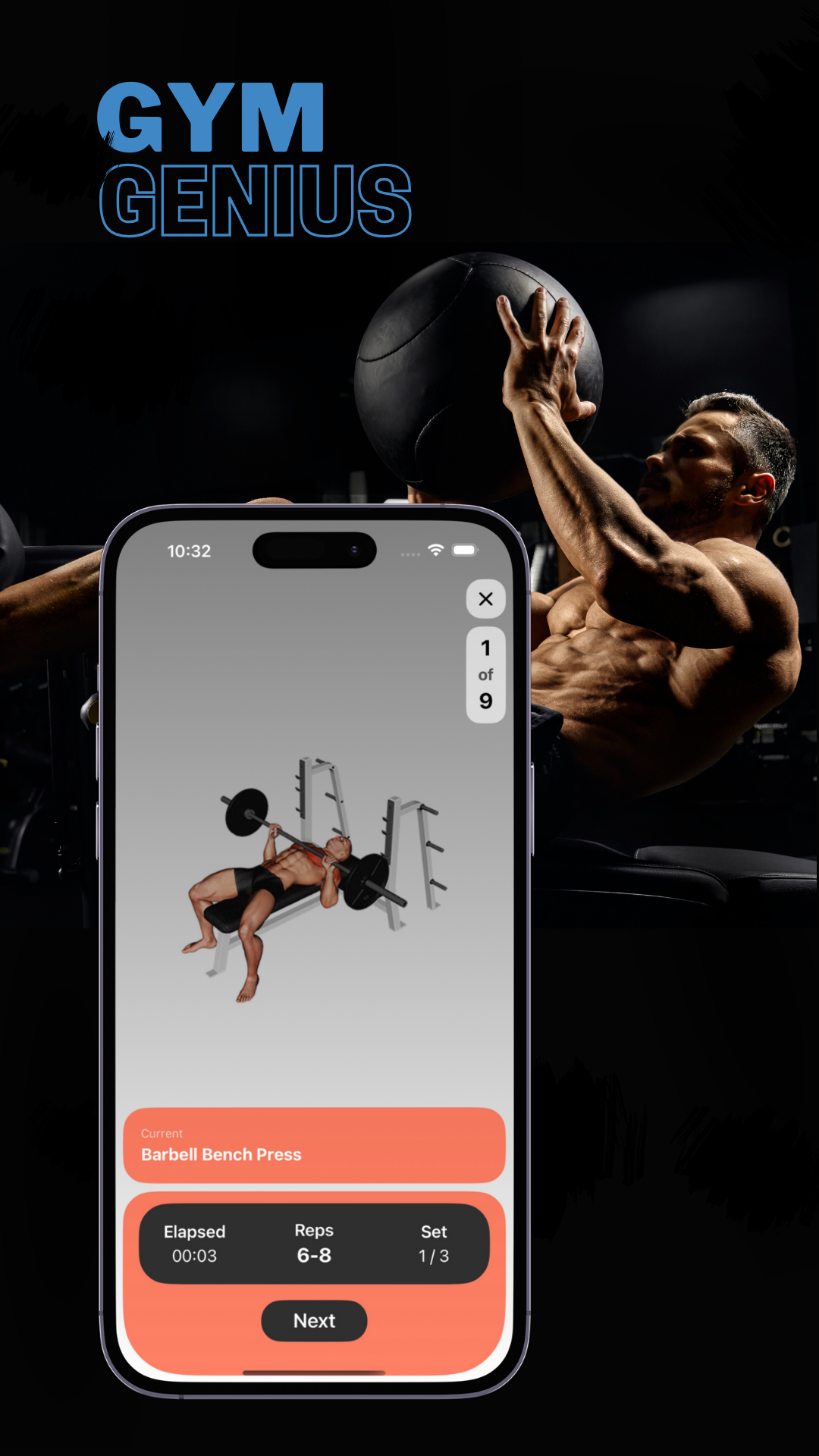Média Genius du gymnase: planificateur d'entraînement 5