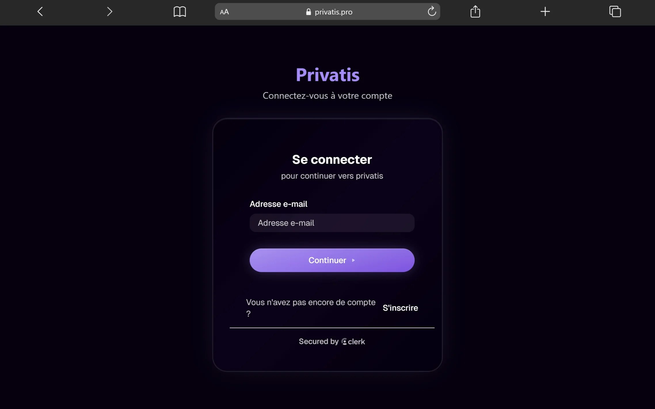 Privatis - Main product screenshot demonstrating key features and user interface