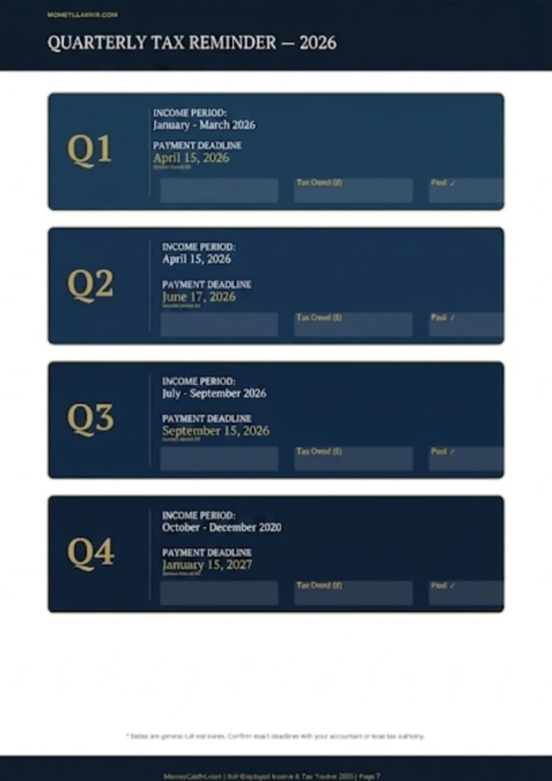 Self-Employed Income & Tax Tracker 2026 screenshot 3