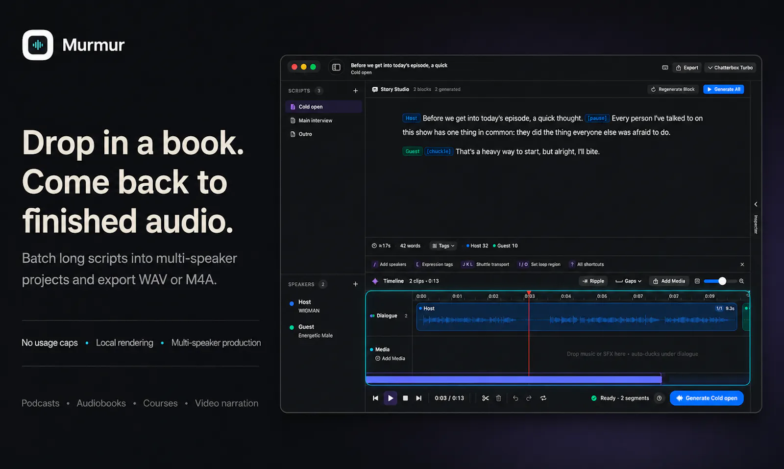 Murmur screenshot 2