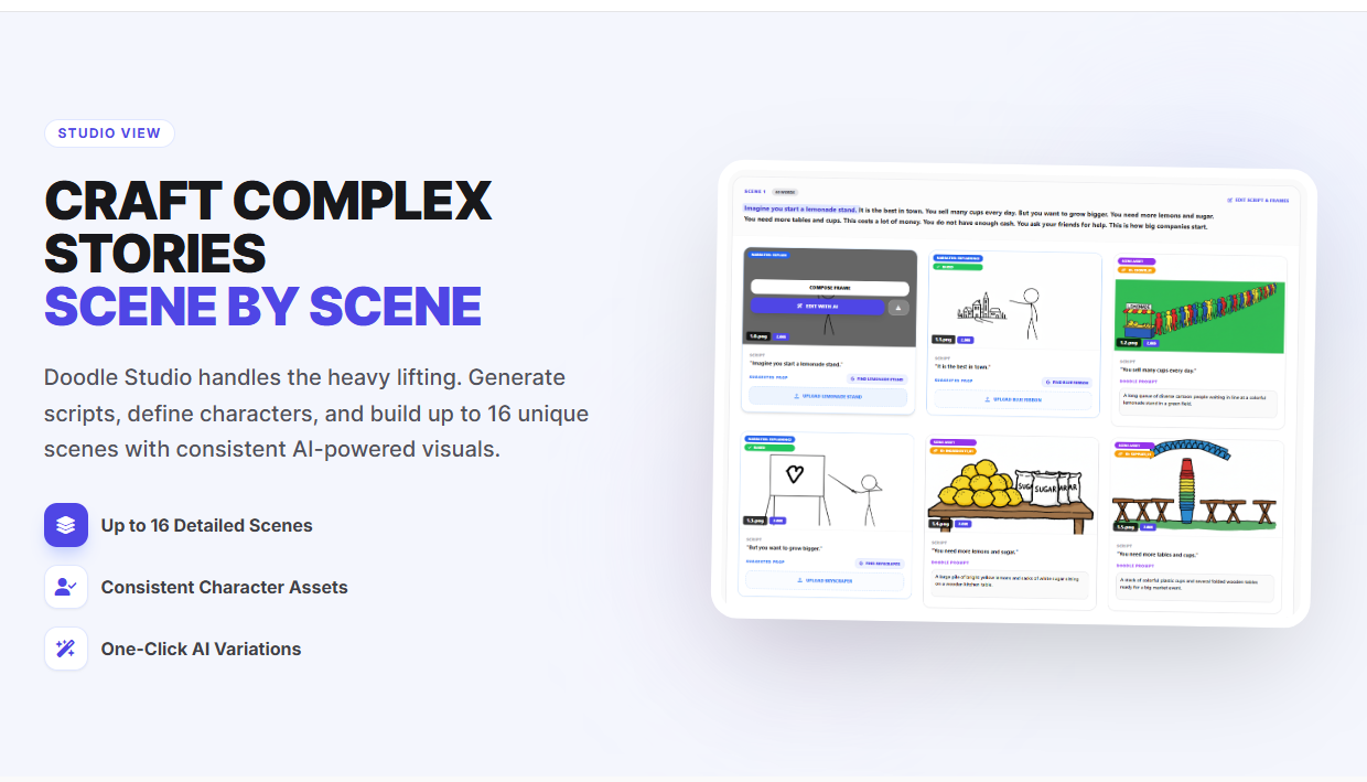 Doodle Studio - Screenshot 3 showing product features and functionality