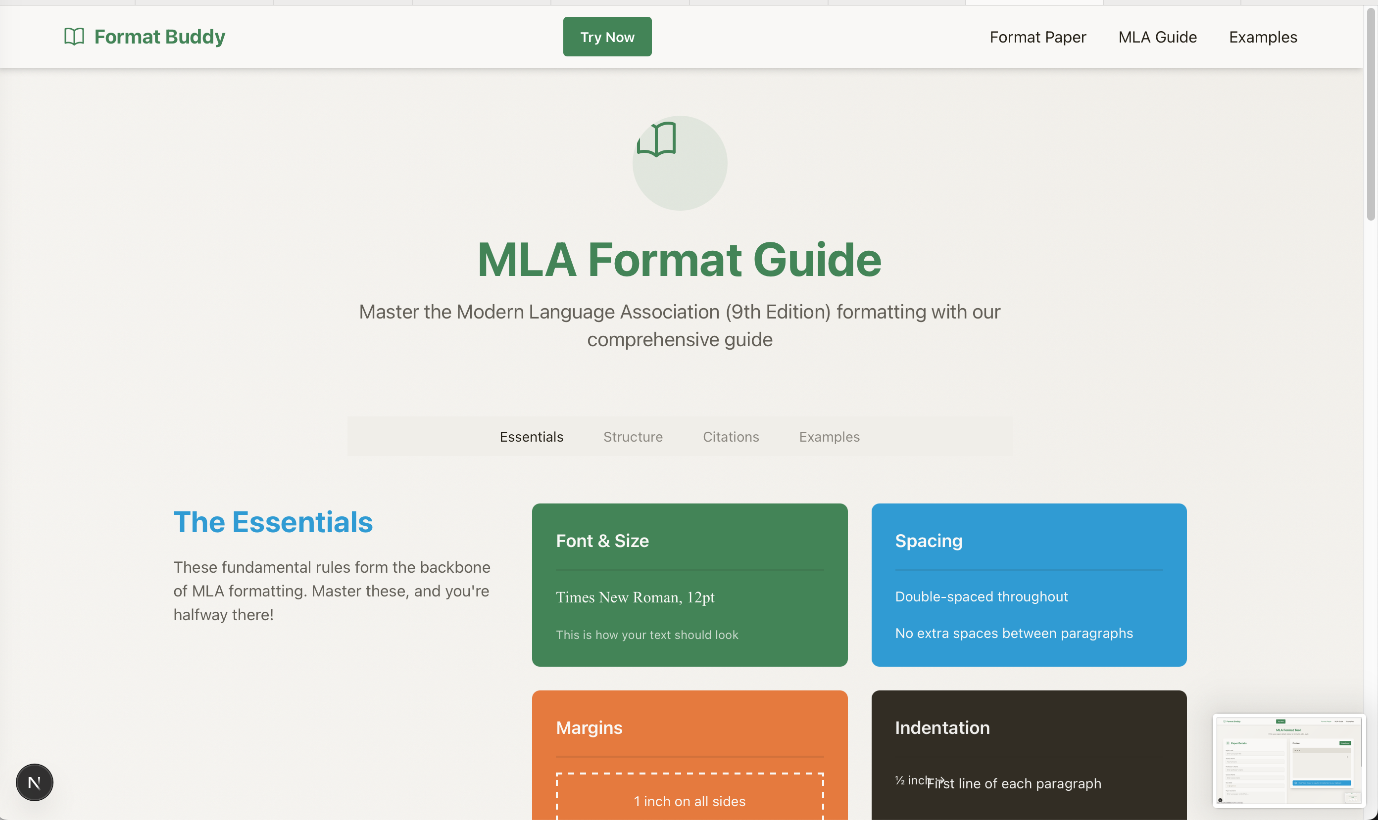 Format Buddy - Auto-format your essays to MLA—instantly media 1
