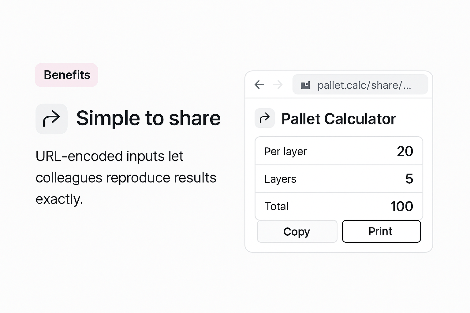 Média Outils de planification de la calculatrice de palettes et de la charge - Palette rapide et calculatrice Ti-Hi avec des préréglages de 20/40/53 pi 3