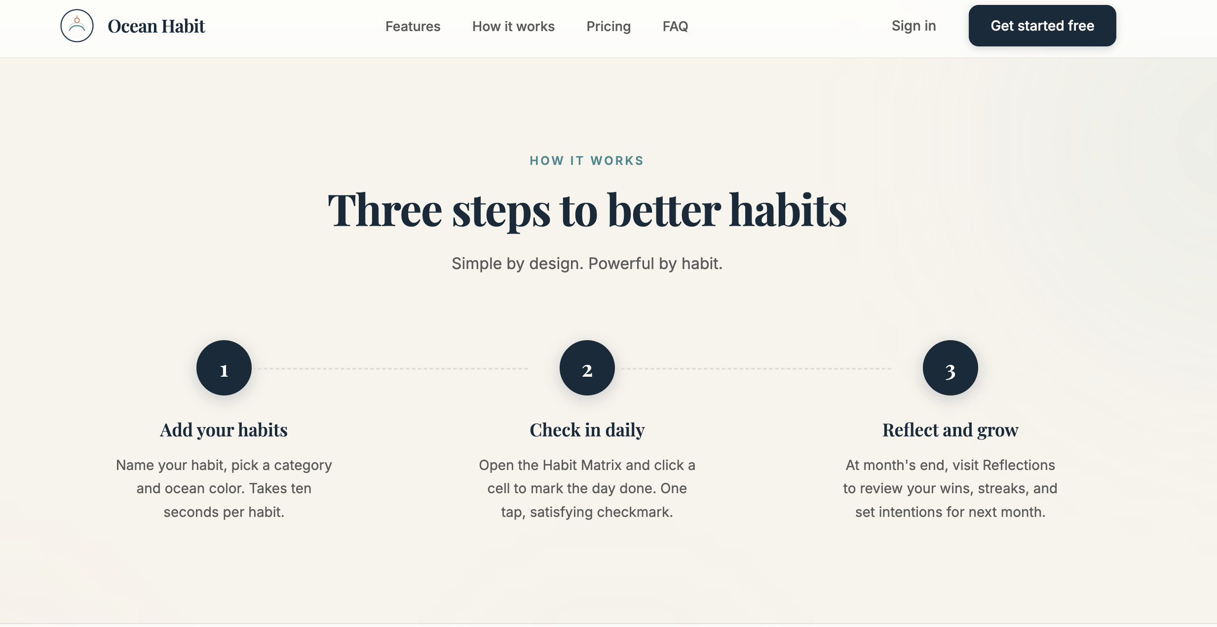 Ocean Habit Tracker gallery image