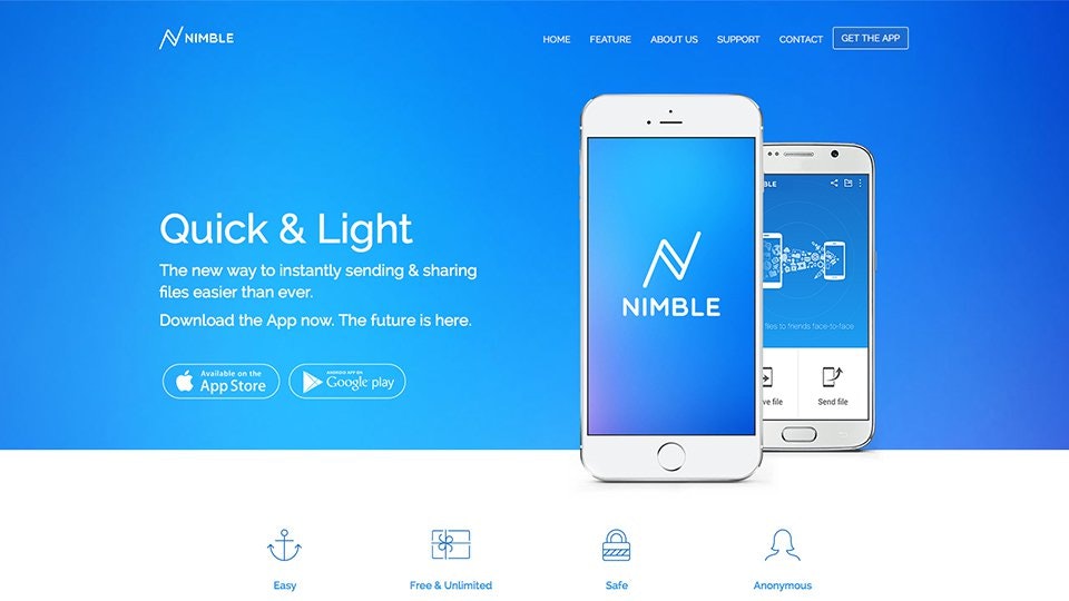 Nimble Theme for WordPress gallery image
