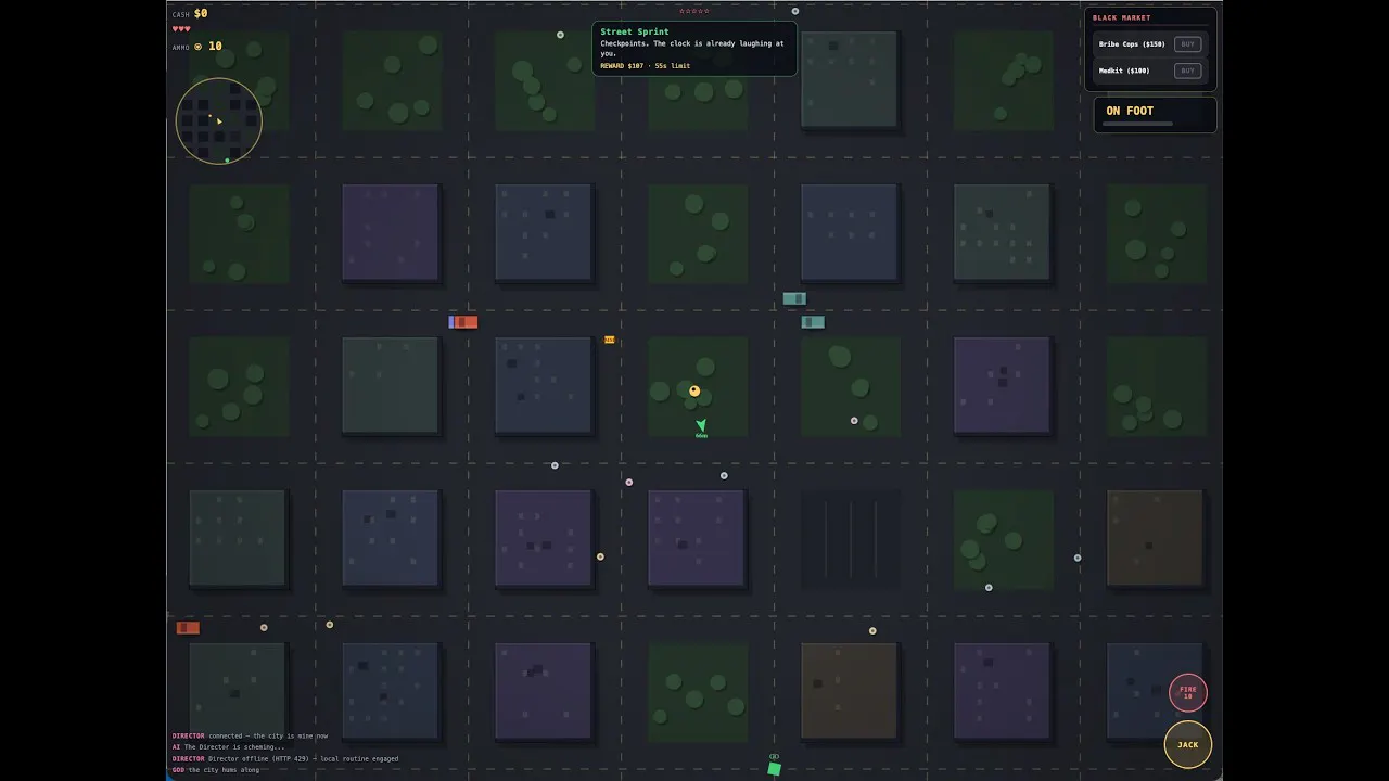 Blocktown Game - AI Controls the world gallery image