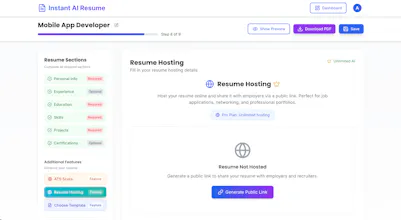 Instant AI Resume gallery image