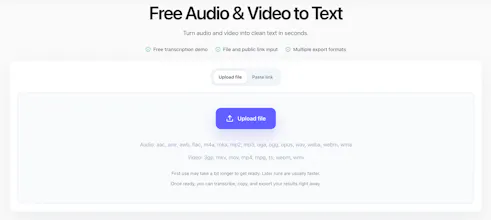 Free Audio Transcribe gallery image