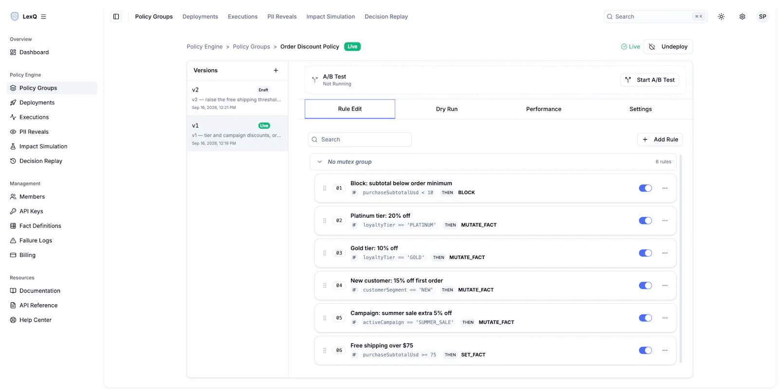 LexQ screenshot 2