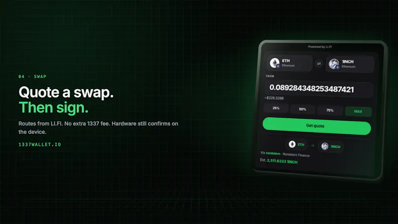 1337 Wallet screenshot 6