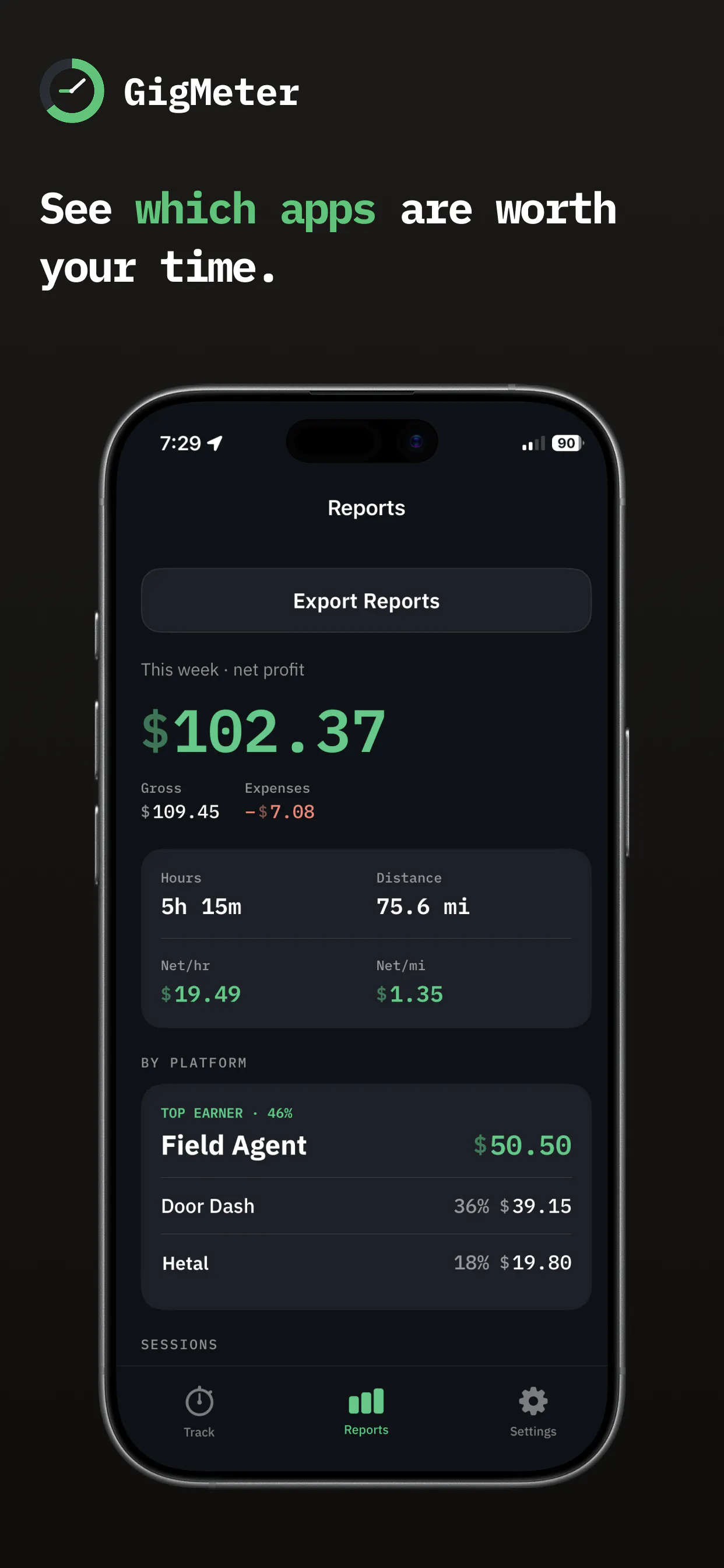GigMeter - Know what you actually earn gallery image
