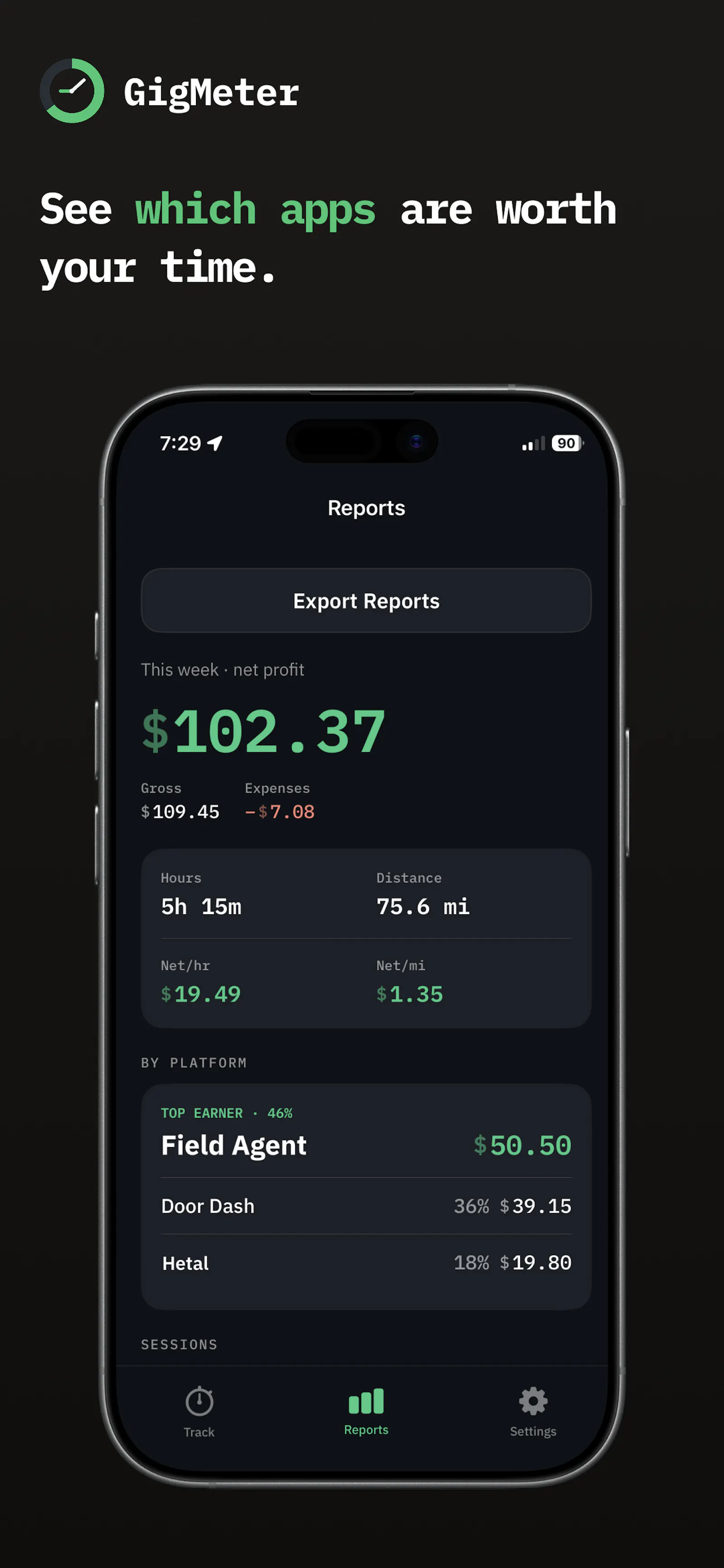 GigMeter - Know what you actually earn screenshot 7