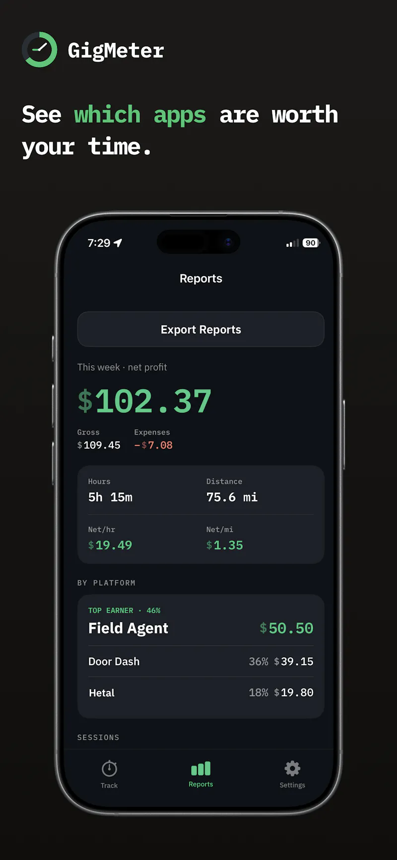 GigMeter - Know what you actually earn screenshot 7