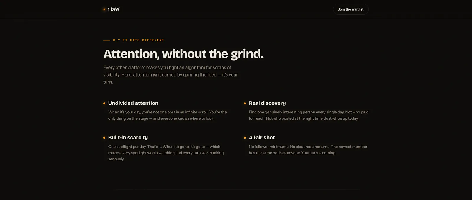 1Day – One spotlight, every 24 hours screenshot 4