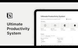 Notion Ultimate Productivity System media 1