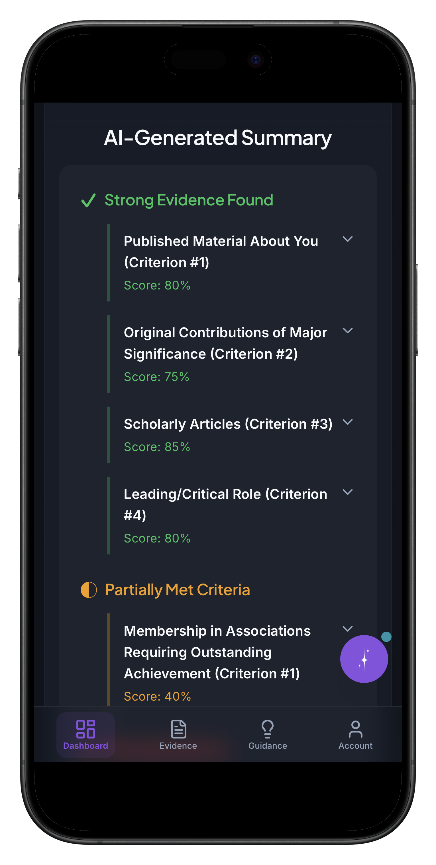 AI Powered EB1A Eligibility Check gallery image