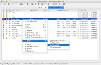 KeyStore Explorer gallery image