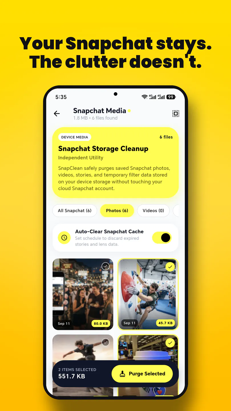 SnapClean - Built for all Snapchat Lover gallery image