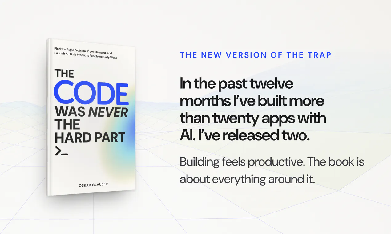 Book: The Code Was Never The Hard Part. gallery image