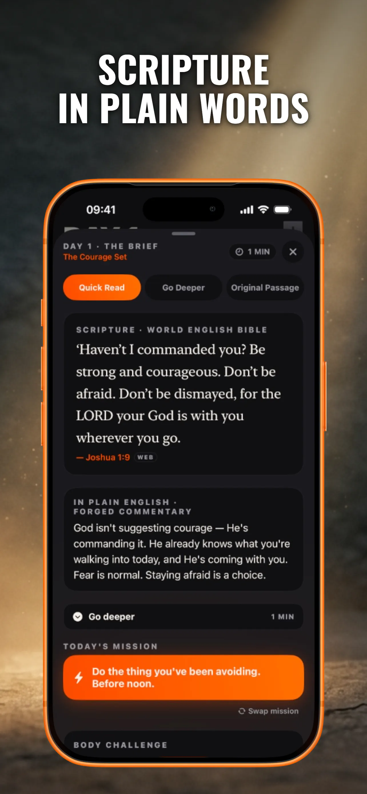 FORGED: Daily Bible for Men gallery image