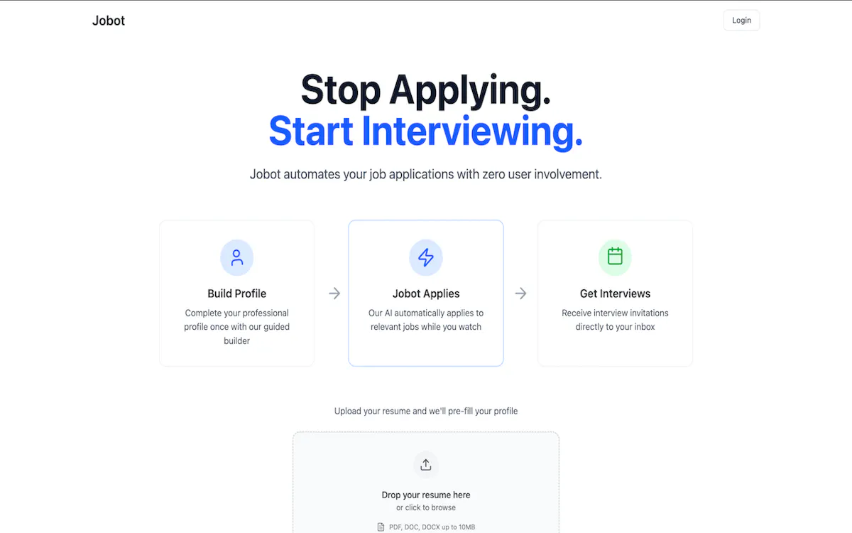 JoBot - Job Autofill & Tracker