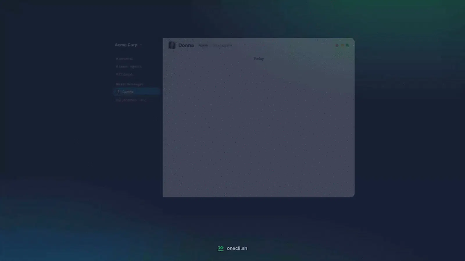 OneCLI screenshot 1 (video preview)