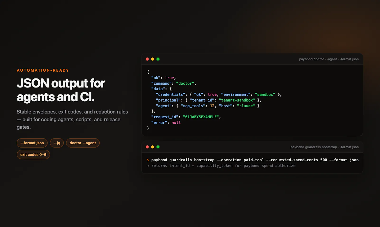 Paybond CLI screenshot 3