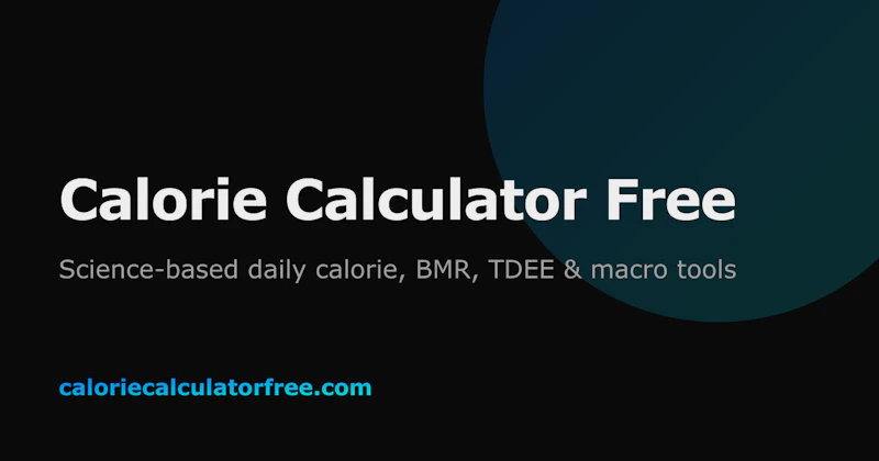 Calorie Calculator Free screenshot 1