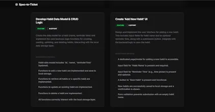 Spec-to-Ticket gallery image